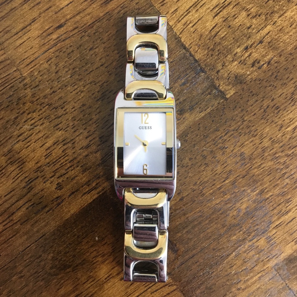 GUESS Women's Two Tone Wrist Watch